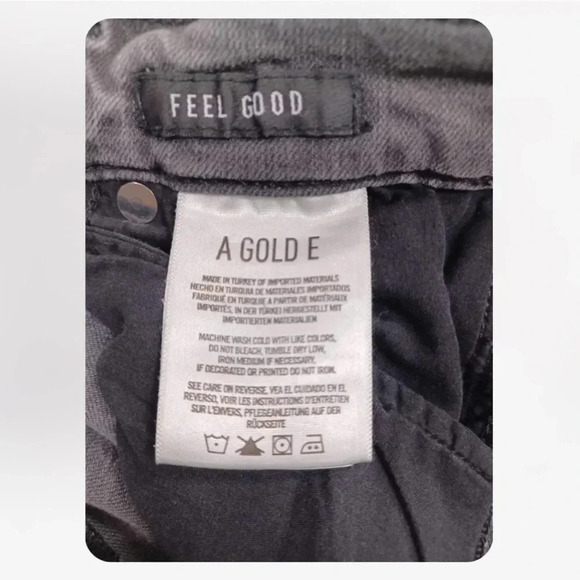 Agolde Sophie Crop High Rise Skinny Distressed Raw Hem Jeans Size 24 - Picture 8 of 13